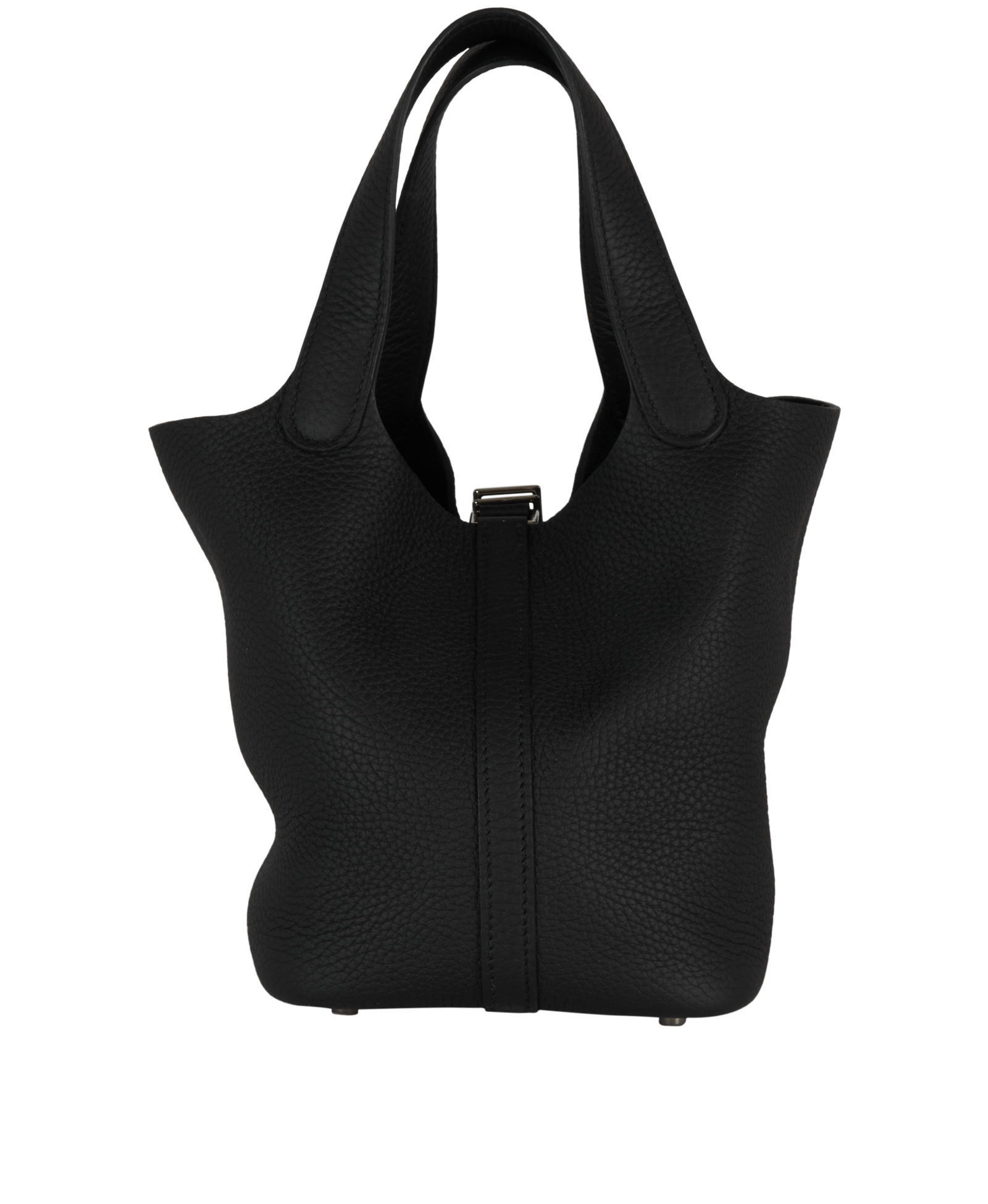 Picotin 18 In Clemence Noir, &pound;3,500, Handbags, Black, Leather, Back view